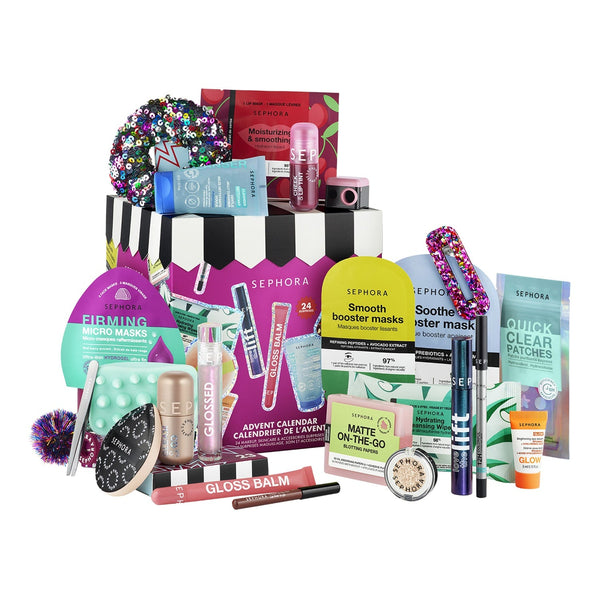 Calendrier de l'Avent - 24 surprises maquillage, soin et accessoires